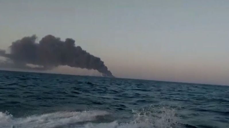 Potopila se největší loď íránského námořnictva